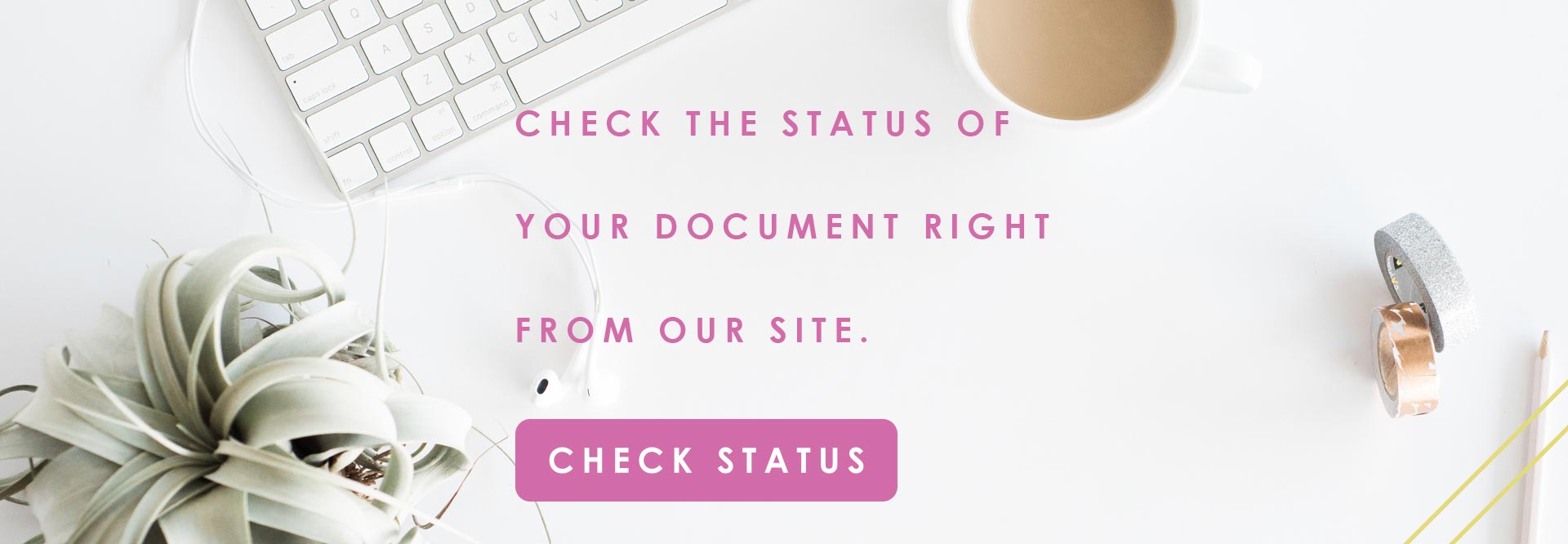 In addition to all of the services provided, you can also check the status of current and past jobs by clicking this image and entering your username and password on the following page.